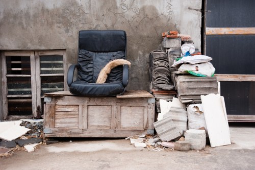 Various types of builders waste ready for clearance in Sanderstead
