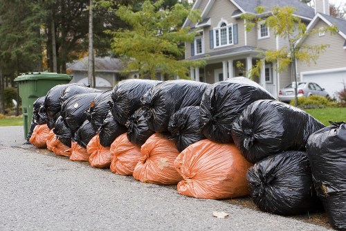 Recycling process in Sanderstead