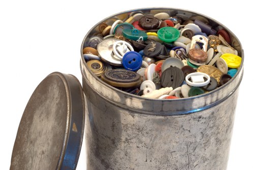 Different types of waste collected in Sanderstead